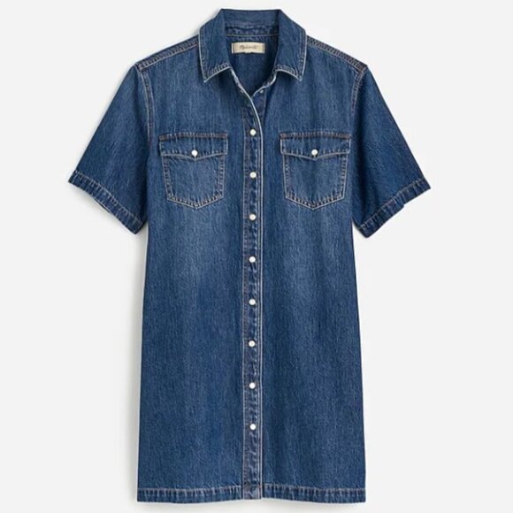 Oversized Mini Shirtdress - Picture 6 of 6